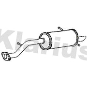 Klarius Box With Tail Pipe Rear SU122A