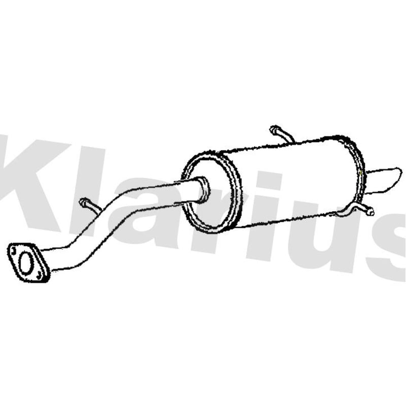 Klarius Box With Tail Pipe Rear SU122A