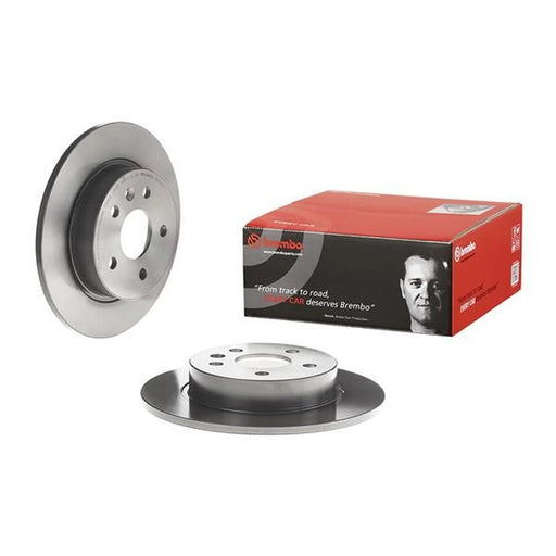 Brembo 2 x Solid Rear Brake Discs 08.D225.11