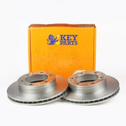 Key Parts 2 x Front Brake Discs KBD4815