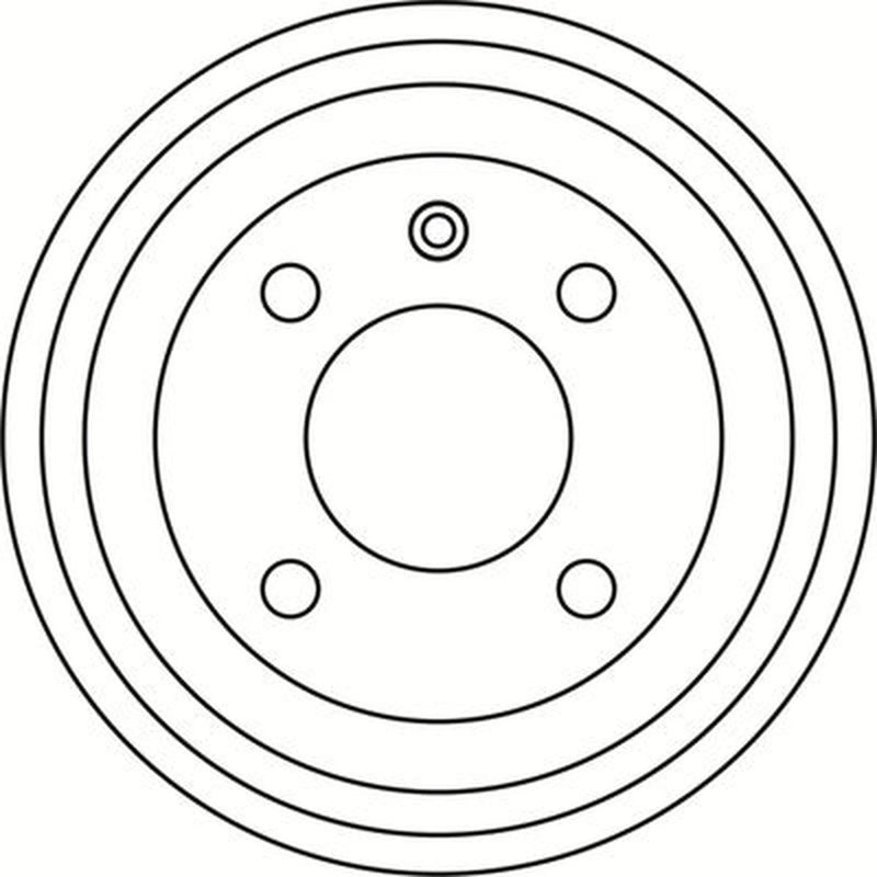 Abtex Brake Drum Assembly Rear BDM1005