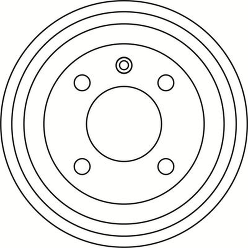 Abtex Brake Drum Assembly Rear BDM1005