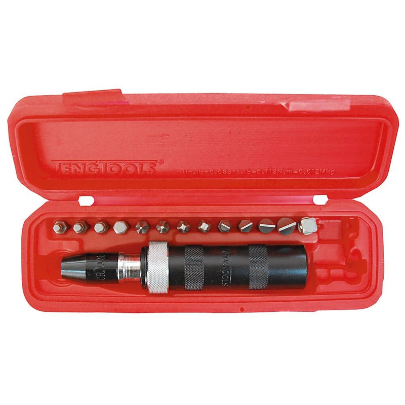 Teng Tools Impact Driver Set 15 Pieces 1/2" & 5/16"