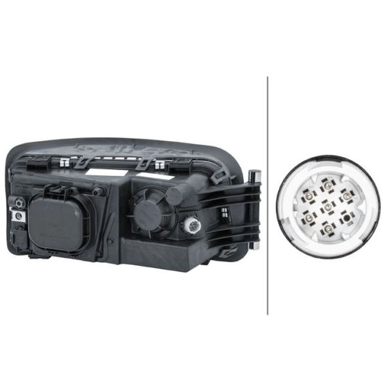 Hella Headlight Headlamp H7/H7 Left 1EH 354 984-031