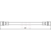Apec Brake Hydraulic Hose Line Rear Left HOS4090