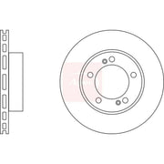 Apec 2 x Vented Front Brake Discs DSK2709