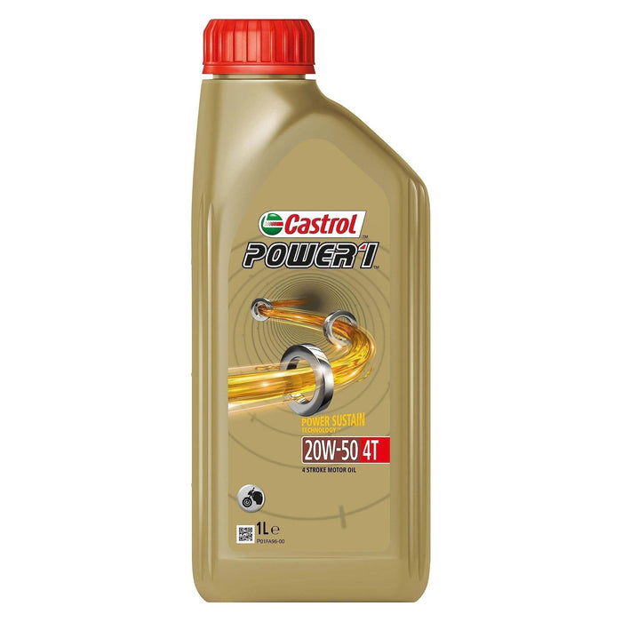 Castrol Power1 4T 20W-50 - 1L 15F578 Castrol  - Town Parts