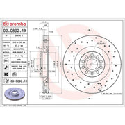 Brembo Xtra 2 x / Front Brake Discs 09.C892.1X