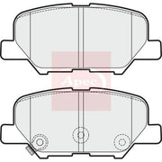 Apec Rear Brake Pad Set PAD1890