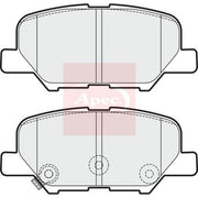 Apec Rear Brake Pad Set PAD1890