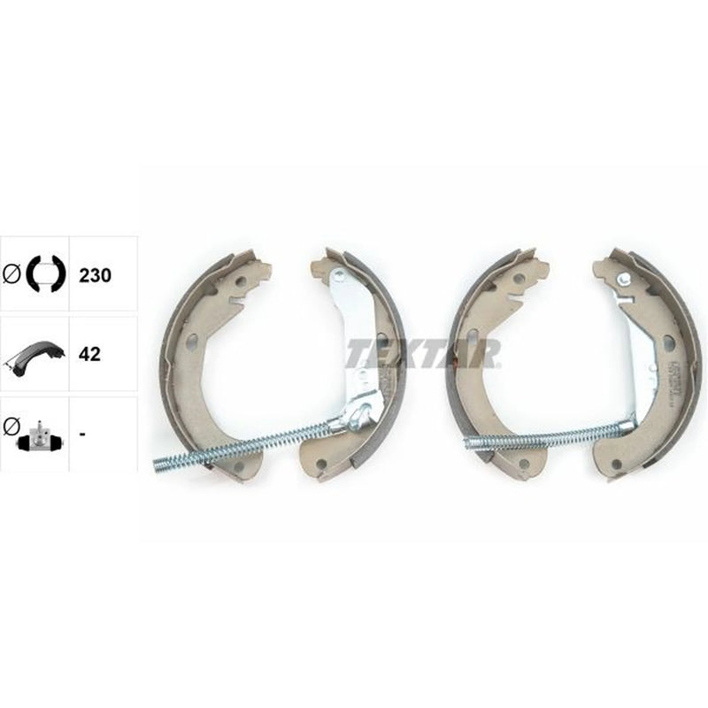 Textar Brake Shoe Set Axle Kit 91077500