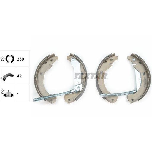 Textar Brake Shoe Set Axle Kit 91077500