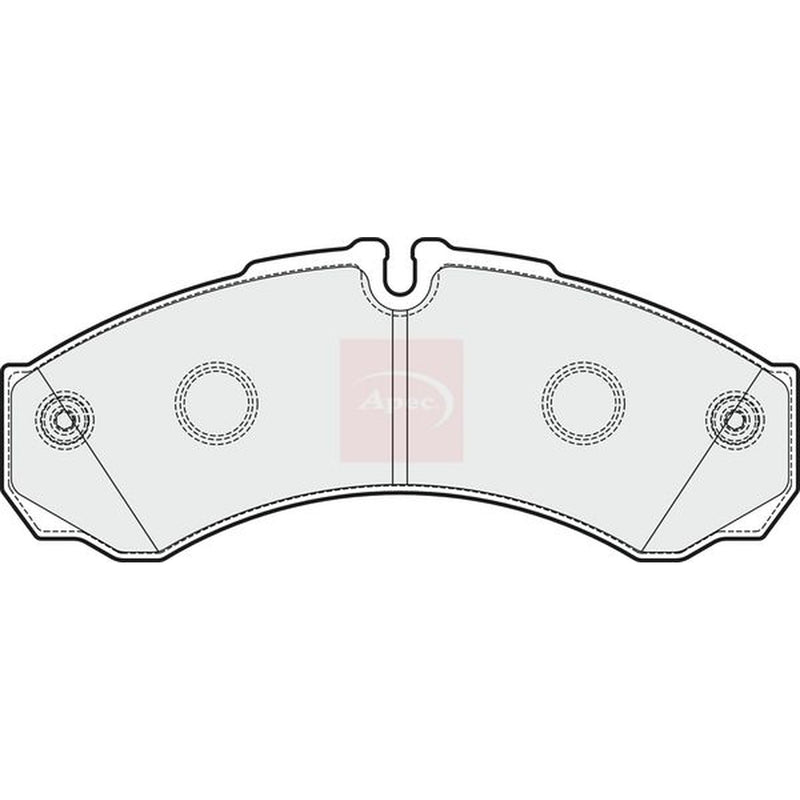 Apec Rear Brake Pad Set PAD1922