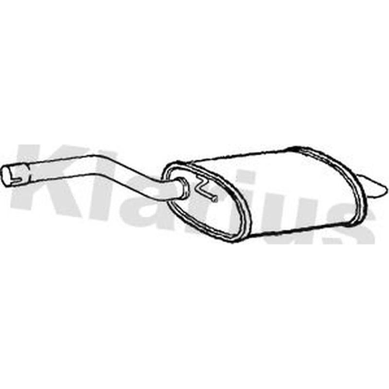 Klarius Box With Tail Pipe Rear BM367G