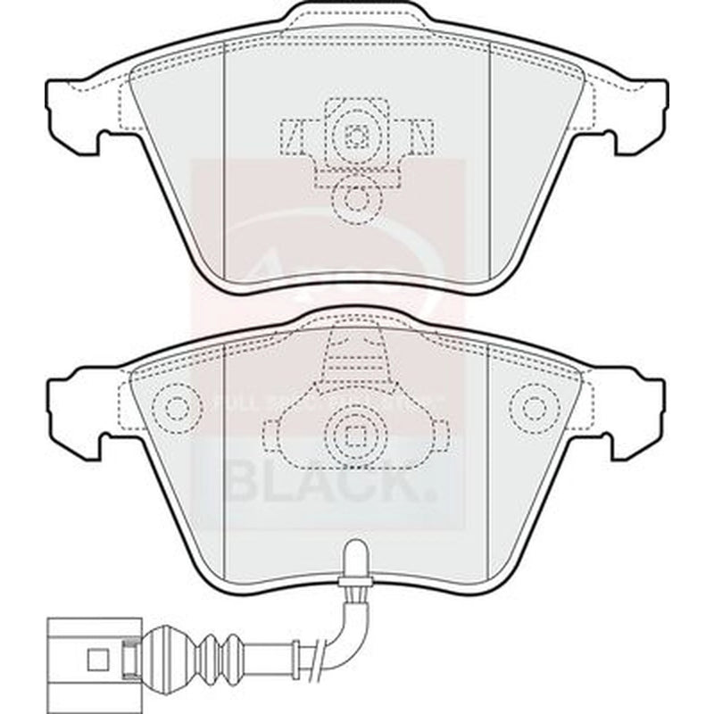 Apec Front Brake Pad Set PAD1452B