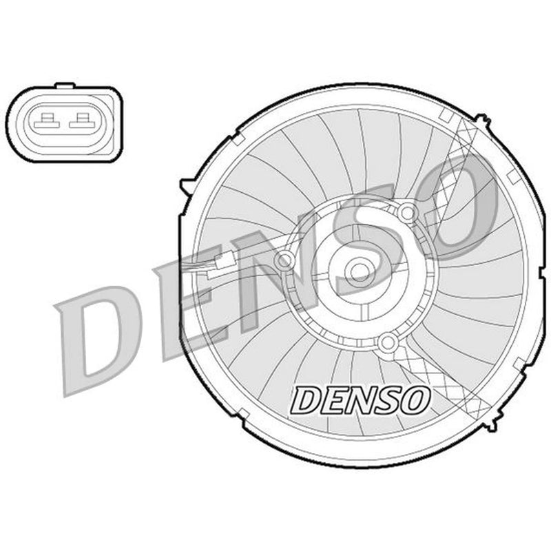Denso Engine Cooling Fan DER02003