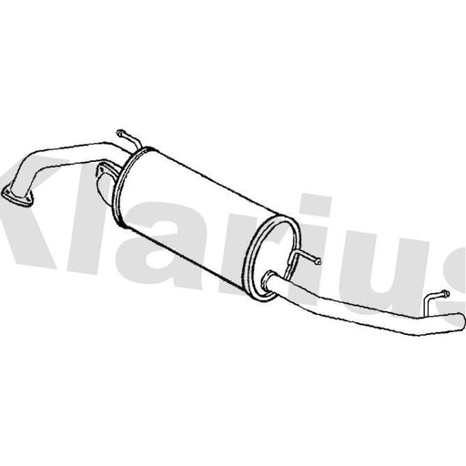 Klarius Box With Tail Pipe Rear HA385H