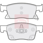 Apec Front Brake Pad Set PAD2101