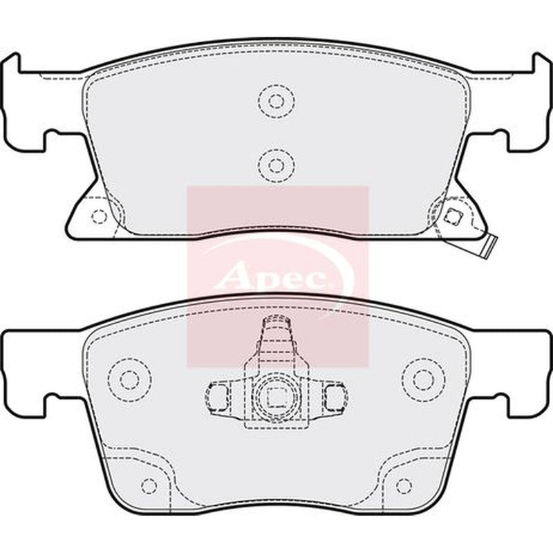 Apec Front Brake Pad Set PAD2101