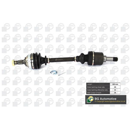 BGA CV Drive Shaft Driveshaft Front Left DS1414LA