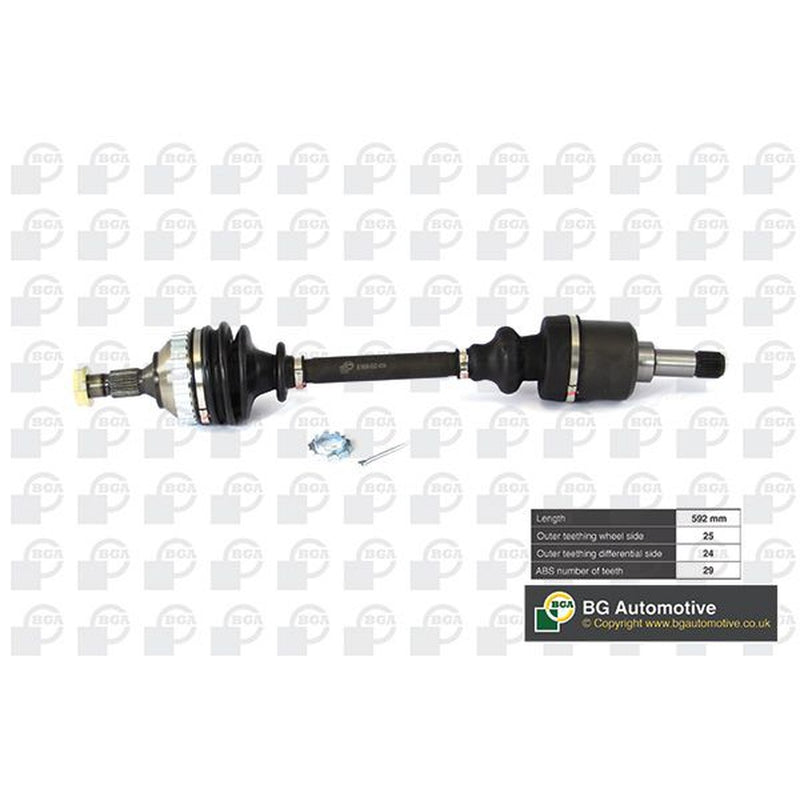 BGA CV Drive Shaft Driveshaft Front Left DS1414LA