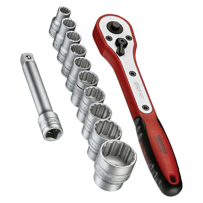 Teng Tools Socket Set 1/2" Drive 12 Pieces