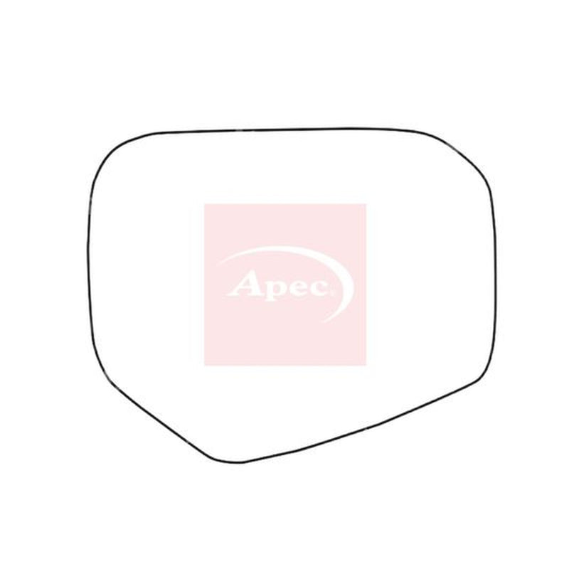 Apec Exterior Wing Mirror Glass Right AMS2640