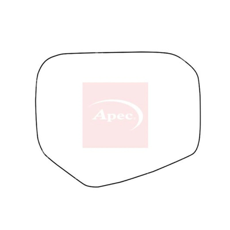 Apec Exterior Wing Mirror Glass Right AMS2640