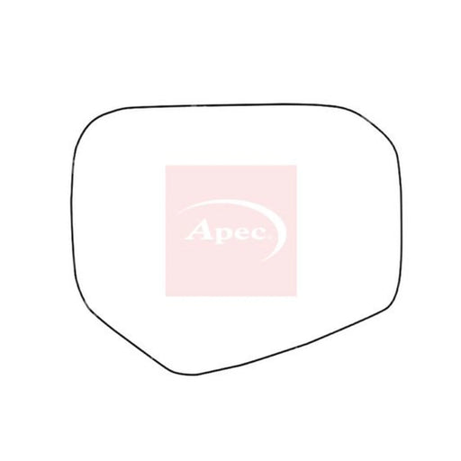 Apec Exterior Wing Mirror Glass Right AMS2640