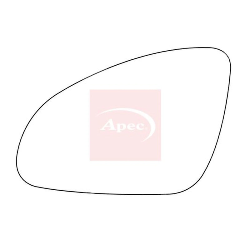 Apec Exterior Wing Mirror Glass Left AMS2305