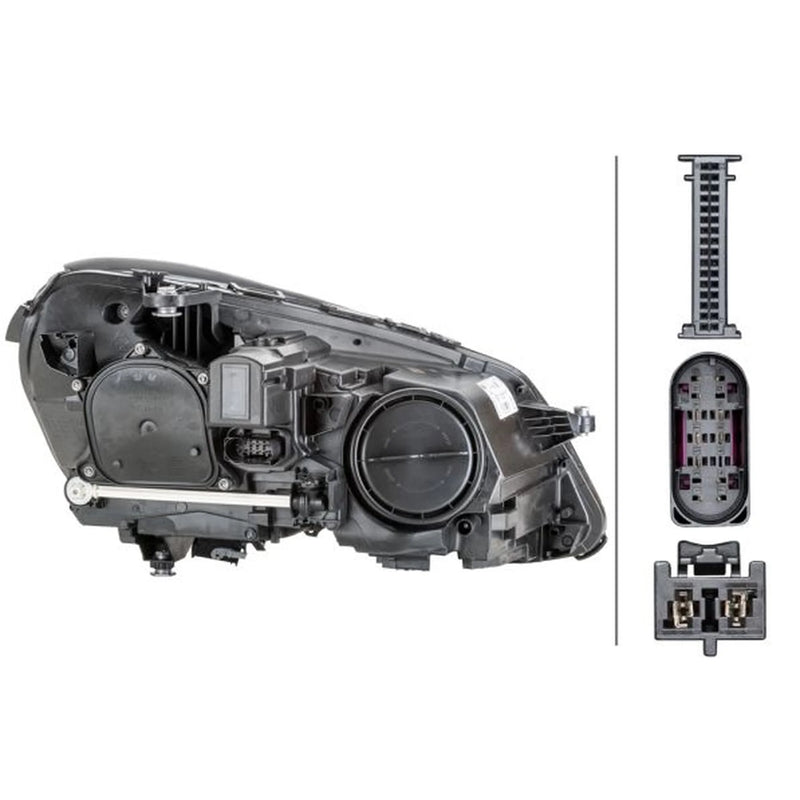 Hella Headlight Headlamp H7 Left 1EX 011 066-611