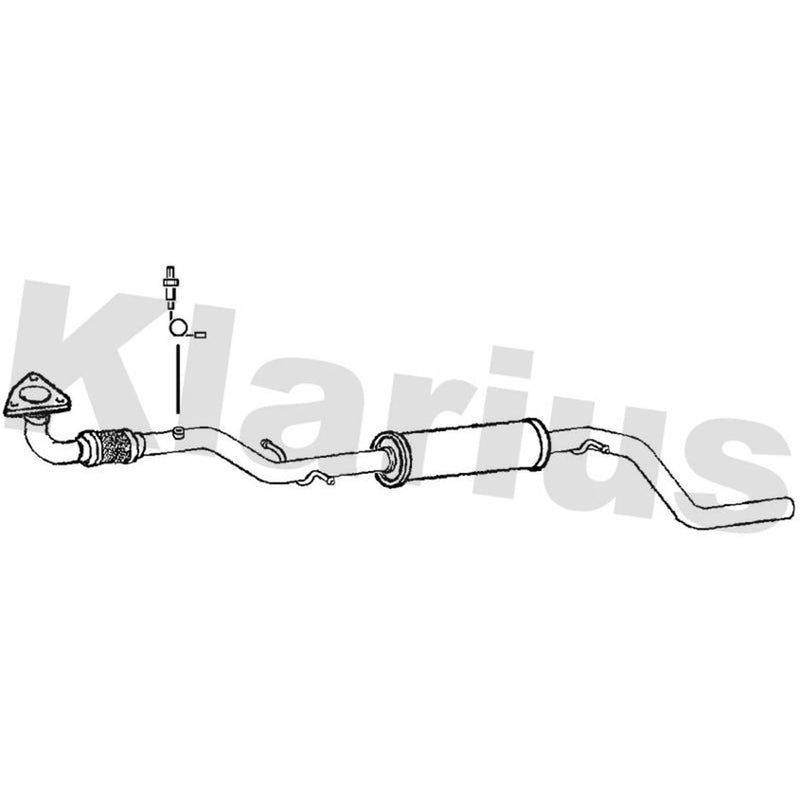 Klarius Box With Centre Pipe Centre GM737T