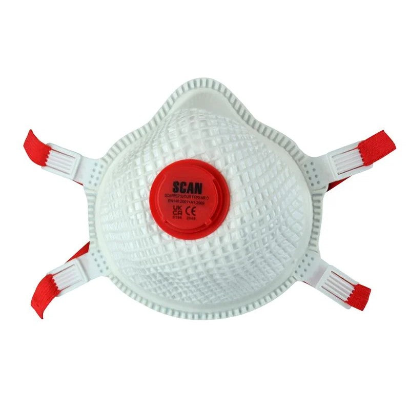 Scan Moulded Valved Masks FFP3 with Mesh (Pack 2) - DTCA1N-FD-2