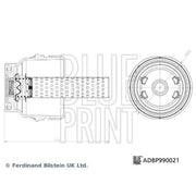 Blue Print Oil Filter Housing Cap ADBP990021