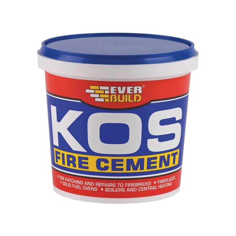 Everbuild Sika KOS Fire Cement Black 2kg - 484675