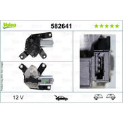 Valeo Front/Rear Wiper Motor Rear 582641