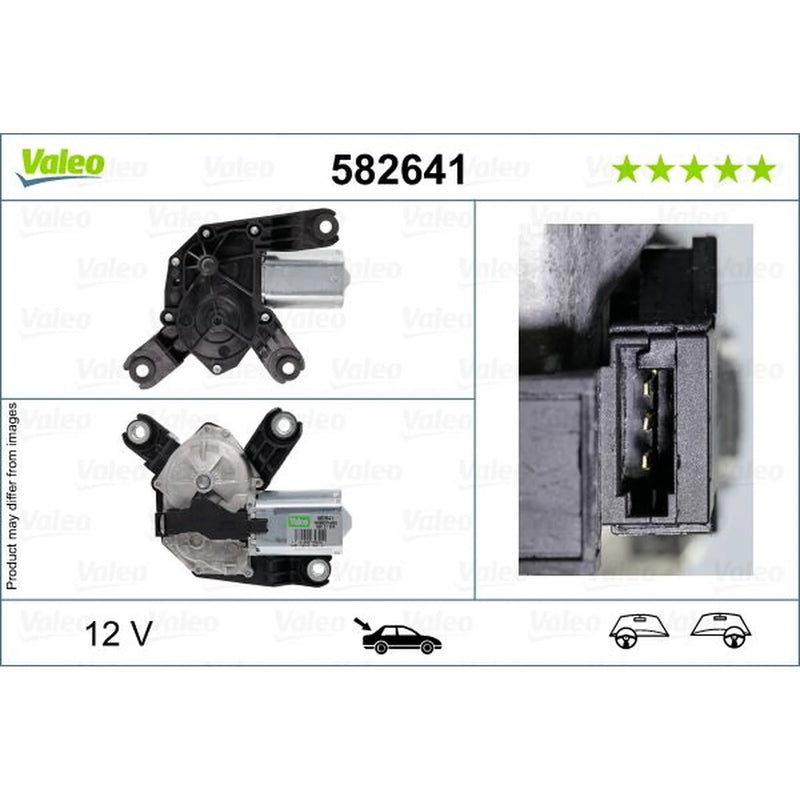 Valeo Front/Rear Wiper Motor Rear 582641