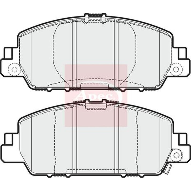 Apec Front Brake Pad Set PAD1962