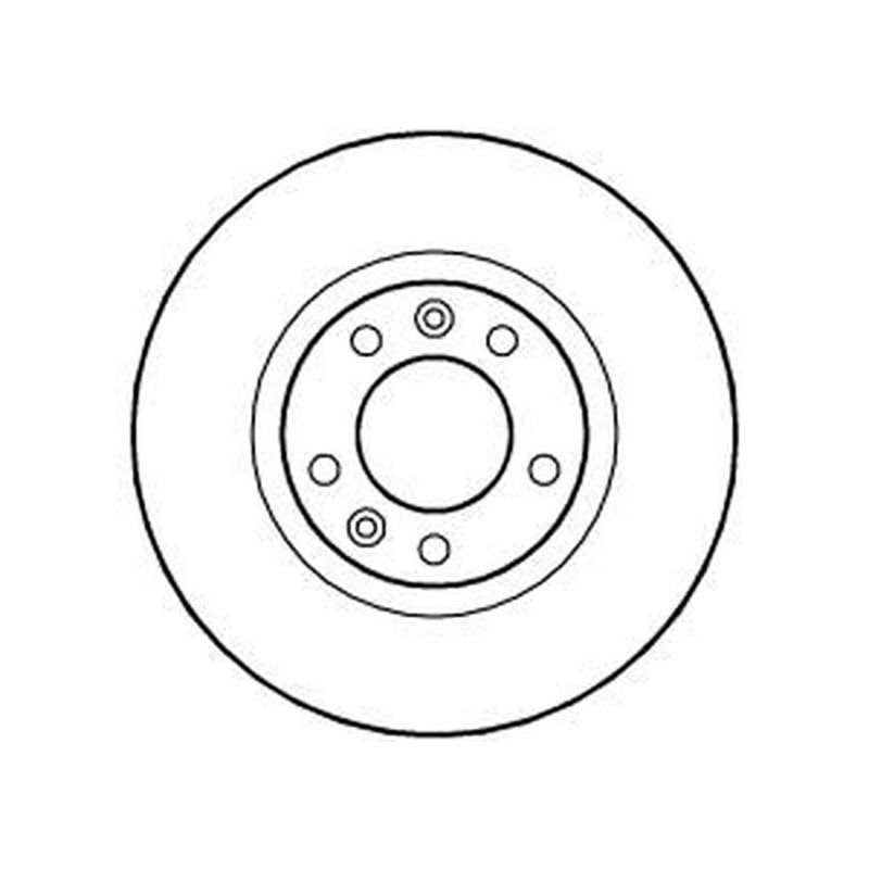 Abtex 2 x Vented Front Brake Discs BD1199V