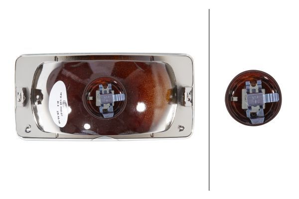 Hella Insert, high beam headlight Left 1FD 135 198-011 121 2113