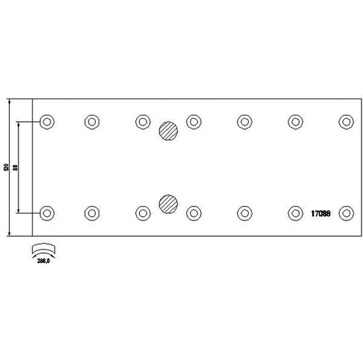 Textar Textar Cv Brake Lining Set 1708802