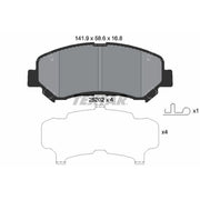 Textar Front Brake Pad Set 2520201