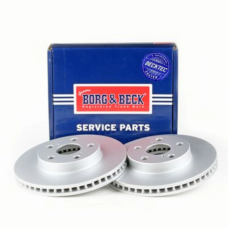 Borg & Beck 2 x Vented Front Brake Discs BBD5206