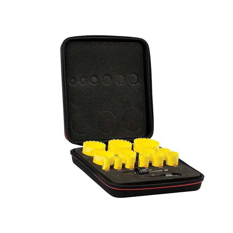 Starrett KDC13021 Deep Cut Bi-Metal Universal Holesaw Kit, 15 Piece - BF7024