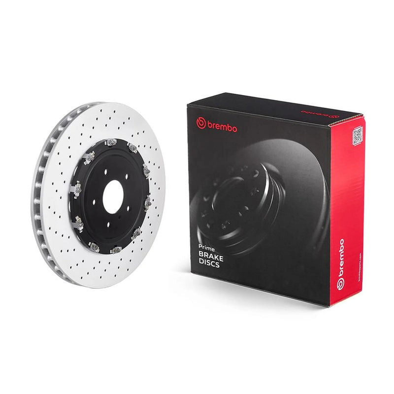 Brembo 2 x Aluminium Front Brake Disc Hub Brake Discs 09.A187.13