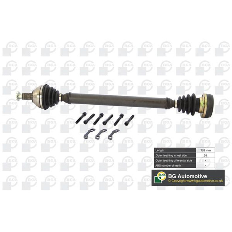 BGA CV Drive Shaft Driveshaft Front Right DS9627R