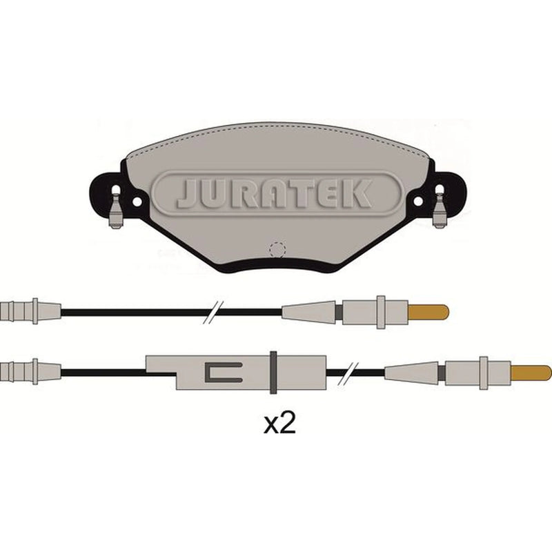Juratek Front Brake Pad Set JCP1411