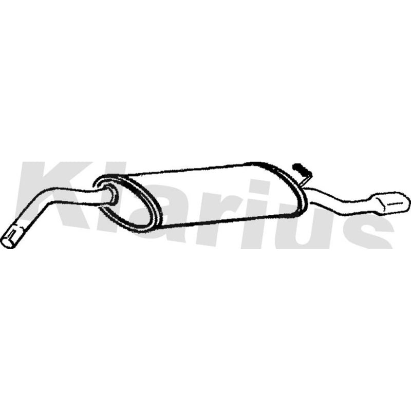 Klarius Box With Tail Pipe Rear SK22J