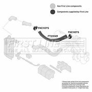 First Line Intercooler Turbo Charge Air Hose FTH1049