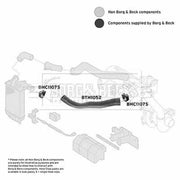 Borg & Beck Intercooler Turbo Charge Air Hose BTH1052